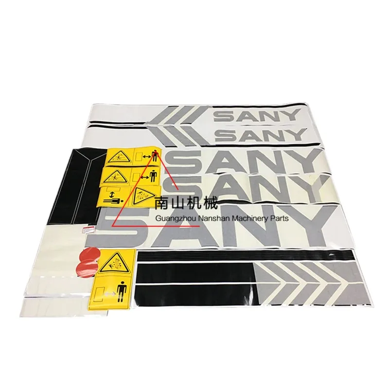 

For Sany SY65/95/115/155/215/225/285/335/365-8-8SStickers for entire car body sticker Excavator Parts