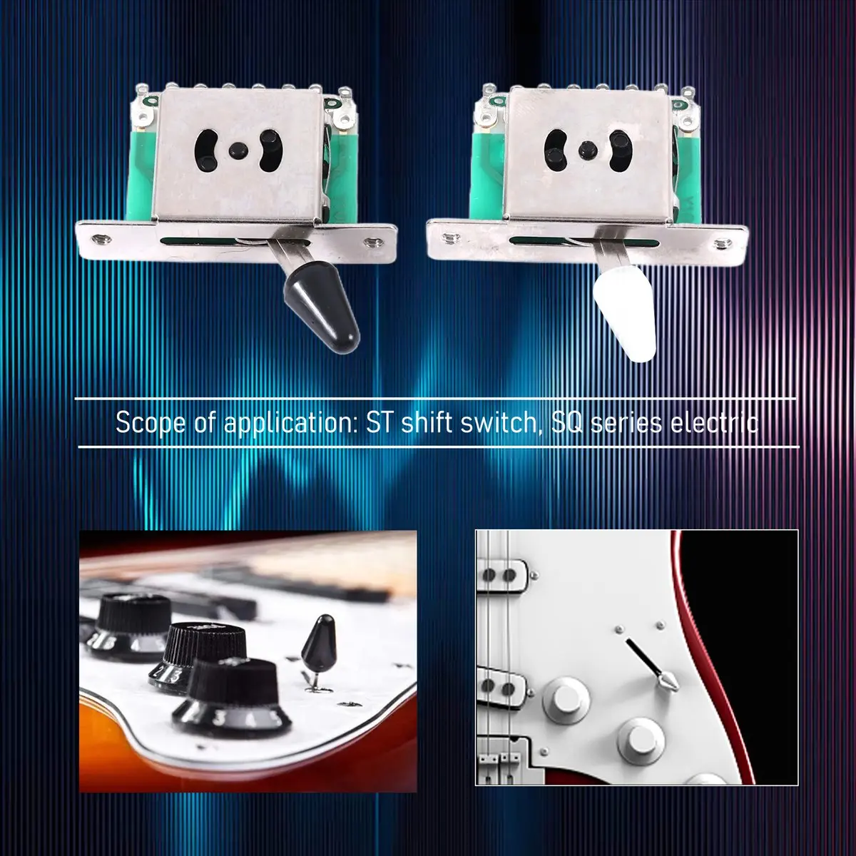 【CYBER MONDAY】2Pcs 5 Way Pickup Toggle Switch for /SQ Series Electric Guitar Shift Switchs