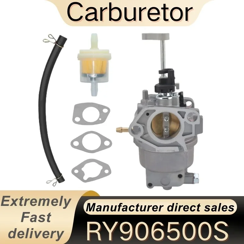 

CarburetorFit for Ryo Bi RY906500S 6500 8125 Watts Generator, with Gasket Generator Air Filter Tune Up Kit Carb