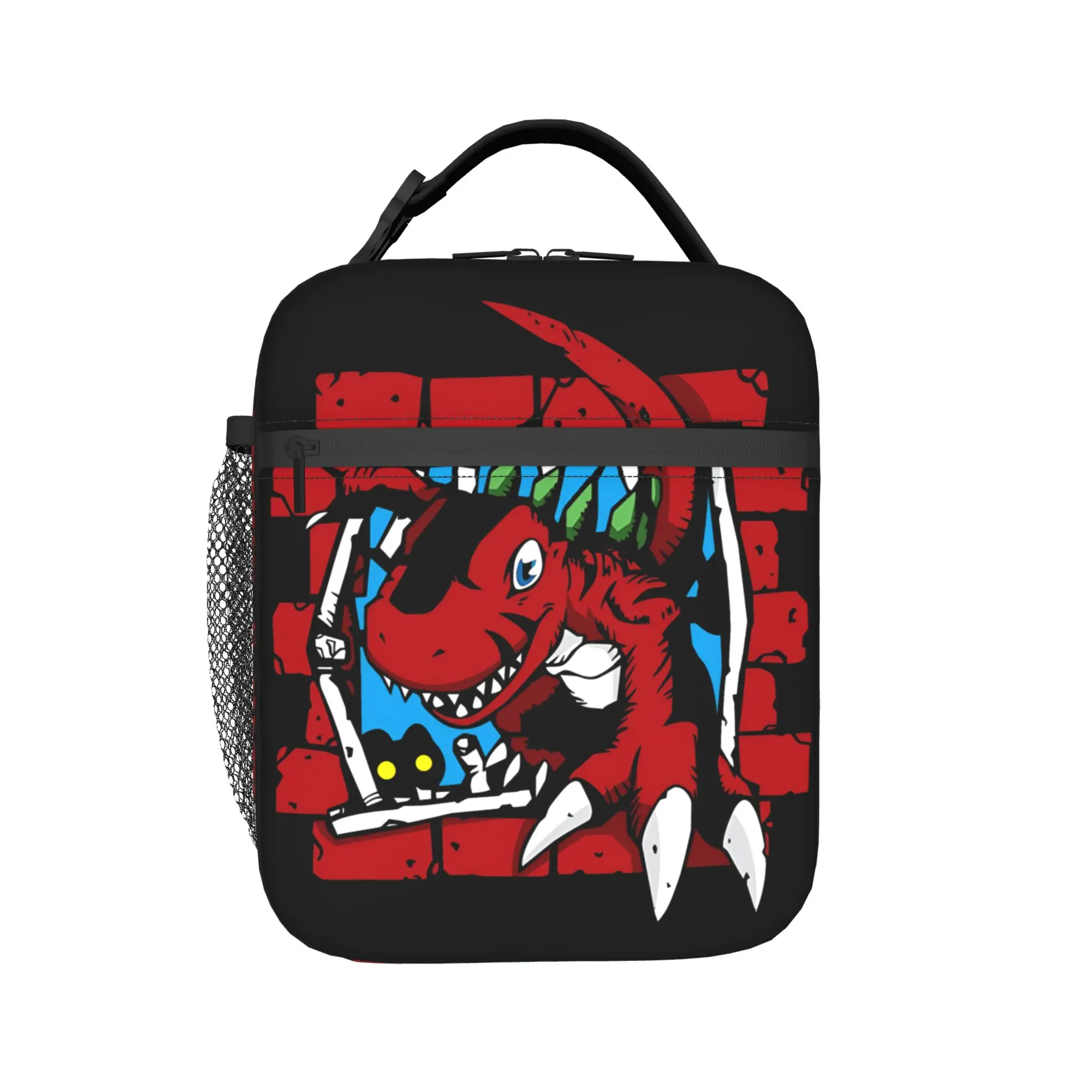 

Digital Monster Digimon Thermal Insulated Lunch Bags for School Portable Bento Box Men Women Cooler Thermal Lunch Boxes