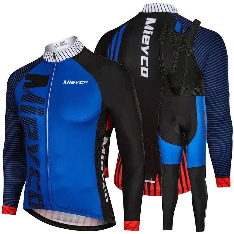 

Мужской комплект велосипедного трикотажа с длинными рукавами, MTB велосипед, уличный дорожный спортивный костюм, одежда для велосипеда, аксессуары для Mtb, униформа, Ropa Ciclismo