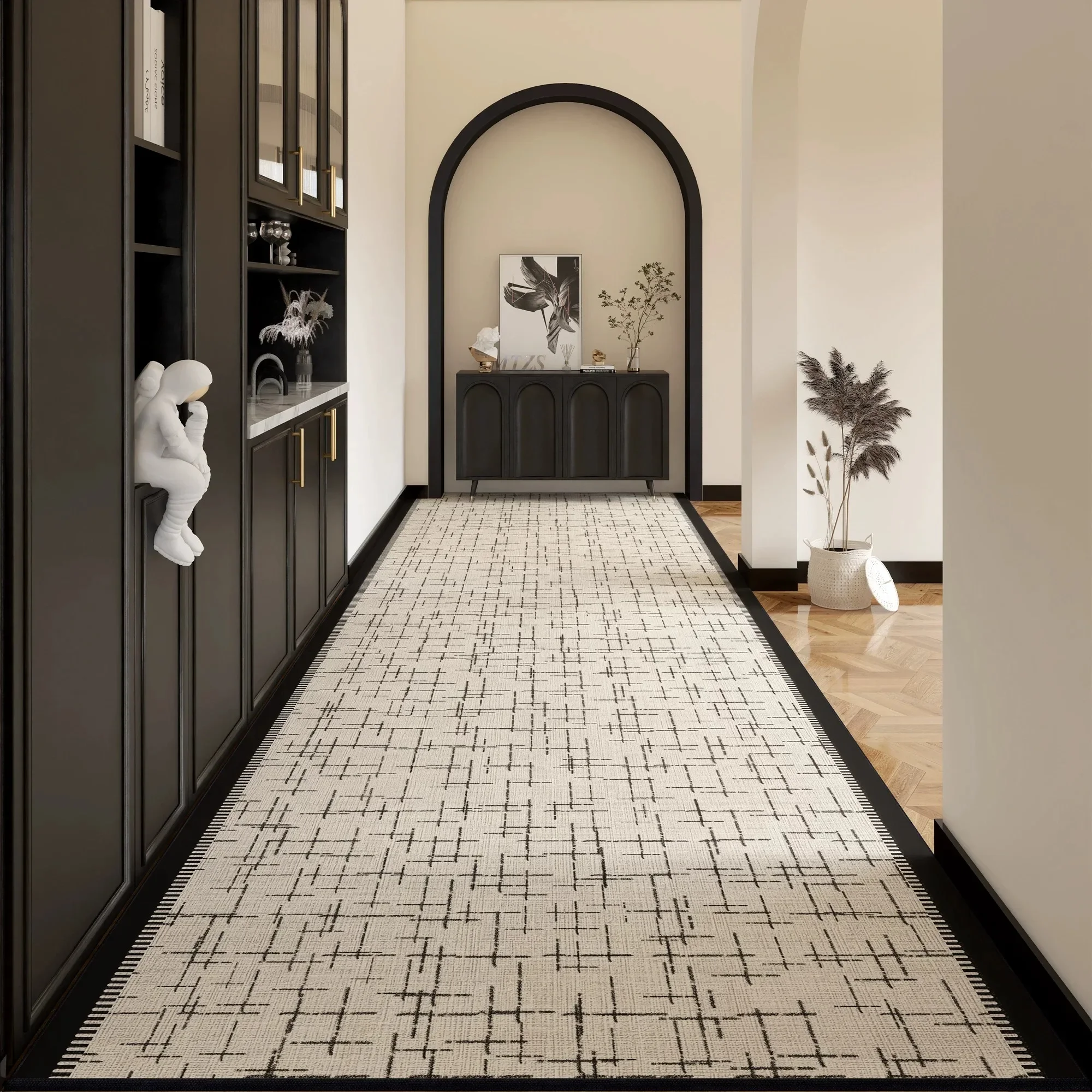 Hallway Mat Corridor Runner Carpet Long Non-slip Rugs Entrance Doormat Welcome Rug Bedside Floor Mats for The Bedroom Home Decor