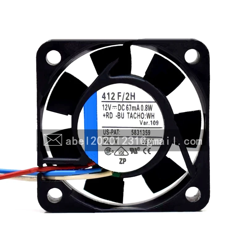 BRAND NEW ORIGINAL 412F/2H 412 F/2 H DC 12V 0.80W COOLING FAN 4010 4CM 40*40*10MM