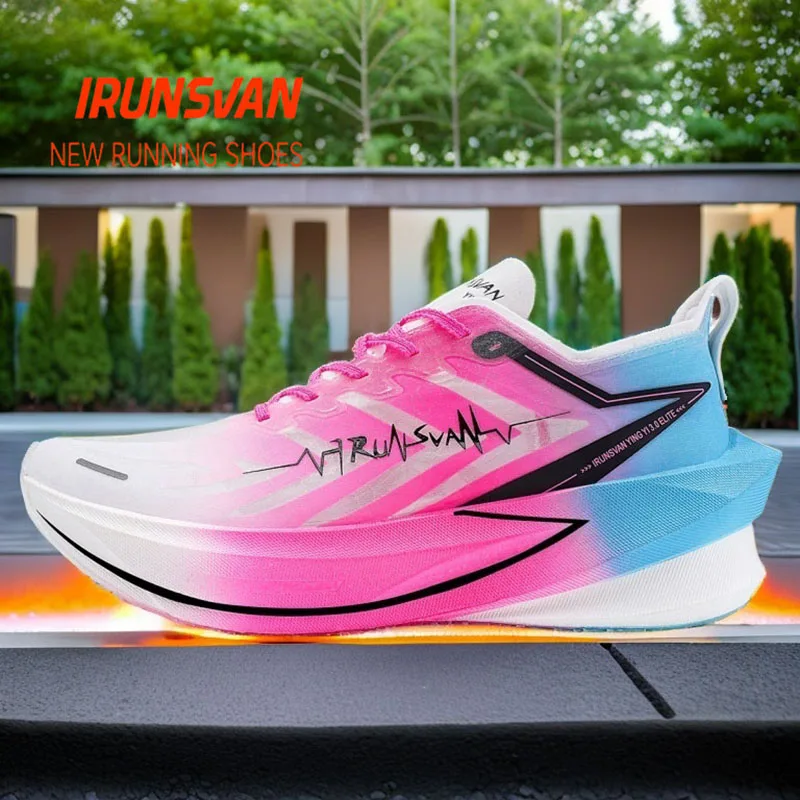 

IRUNSVAN Yingyi 3.0 Carbon Plate Running Shoes Shock Absorbing Racing Marathon Unisex Men Women 240131