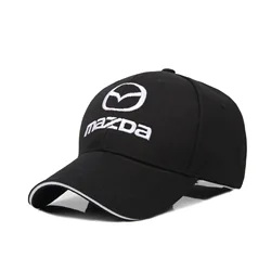 Baseball Cap Outdoor Summer Sports Hat Embroidered Men Women Baseball Cap For Mazda 2 Mazda 3 MS Mazda 6 CX-5 CX3 Accessories