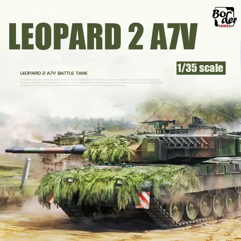 Border  Assembly  Model Kit BT-040 German Leopard 2A7V Main Battle Tank 1/35 Comes with a metal barrel