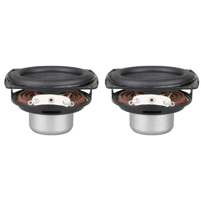 Y1UB 57mm Bass Speaker 4Ohm 15W Double Neodymium Design Aluminum Voice Coil Rubber Surround Long Throw Structure