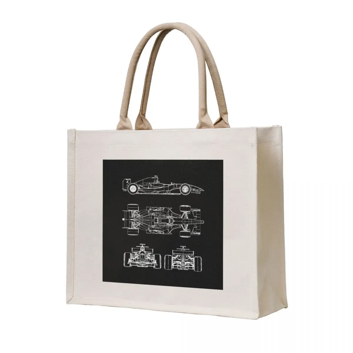 

Race car blueprint project Tote Bag tote bags men Shopper Lady bag