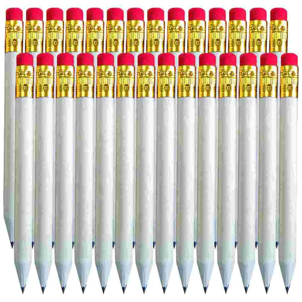 

50 Pcs Short Pencil Prize Pencils Gift Writing Drawing Log Drafting for Toddler Basswood Sketching