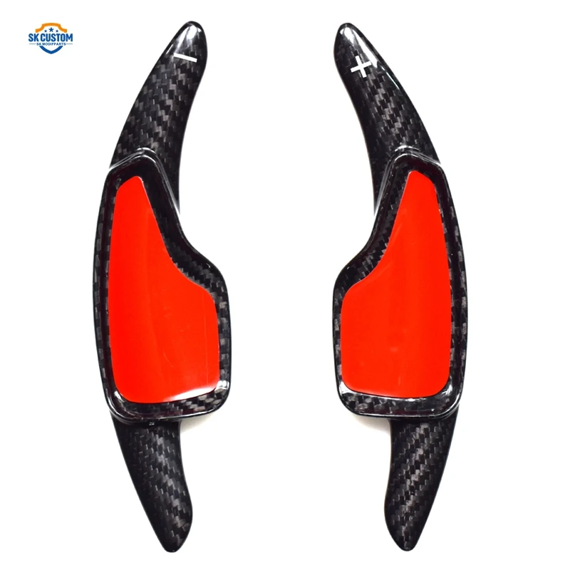 For Camaro Corvette C7 2016-2019 Steering Wheel Carbon Fiber Paddle Shift