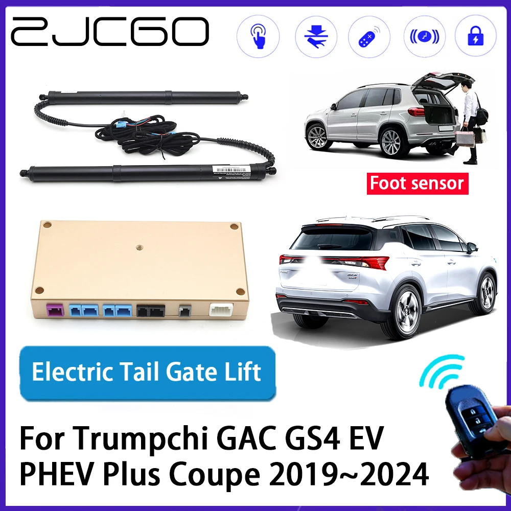 

ZJCGO Auto Trunk intelligent Electric Tail Gate Lift Automatic Tailgate Opener for Trumpchi GAC GS4 EV PHEV Plus Coupe 2019~2024