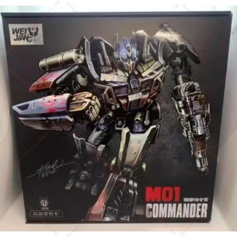 [IN STOCK] WJ WEIJIANG Transformed Toys Black Apple M01 M-01 M01 M01D OP Commander Metal Action Figure