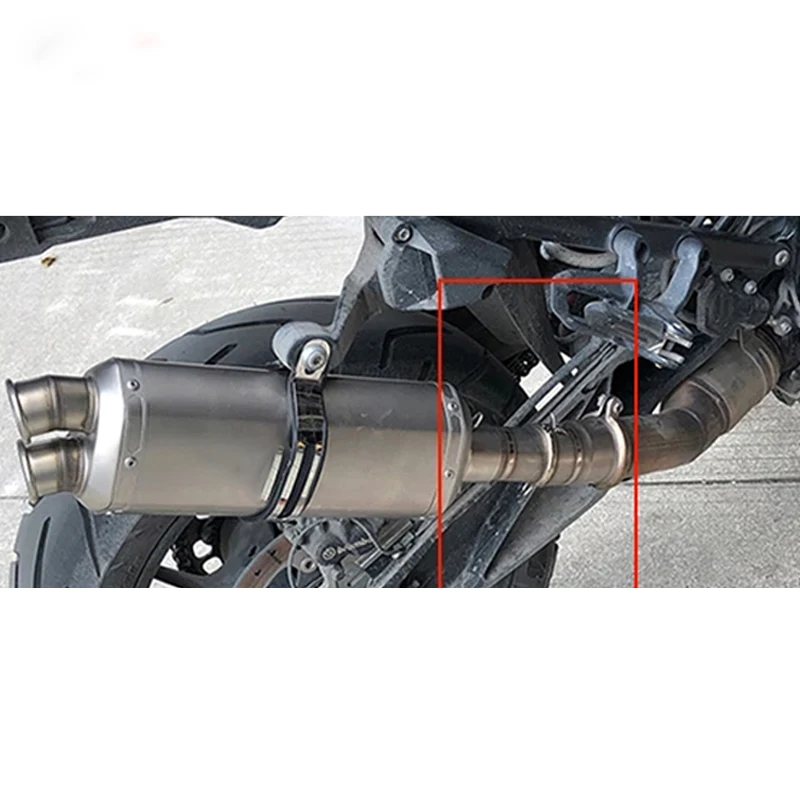 Slip-On For Super DUKE 1050 1090 1190 KTM 1290 2013 - 2016 51mm Motorcycle Exhaust Escape Connect Middle Tube Link Pipe