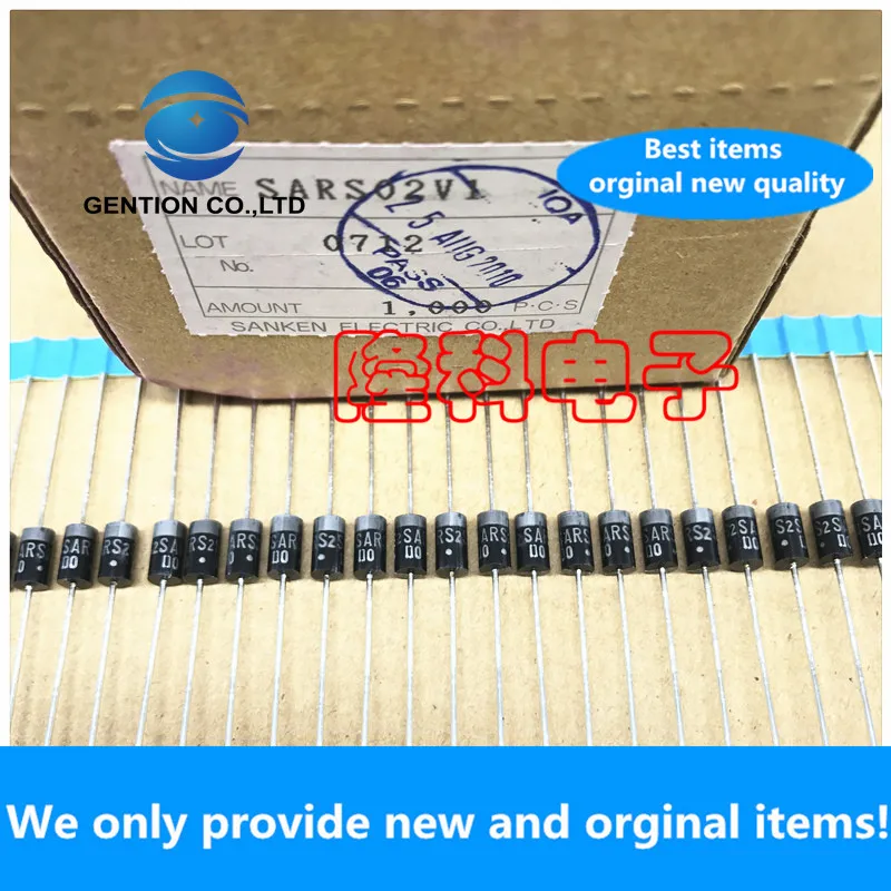 10PCS 100% New original SARS02V1 rectifier diode SARS02 DO-15 Japan imported Sanken motor low loss high voltage