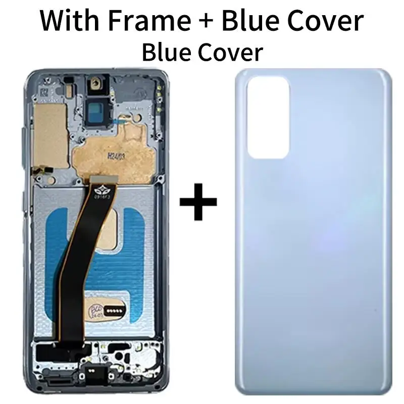 Top 100% Test For Samsung S20 G980 LCD Display Digitizer Assesmbly For Samsung S20 4G G980F/DS Replacement Touch Screen