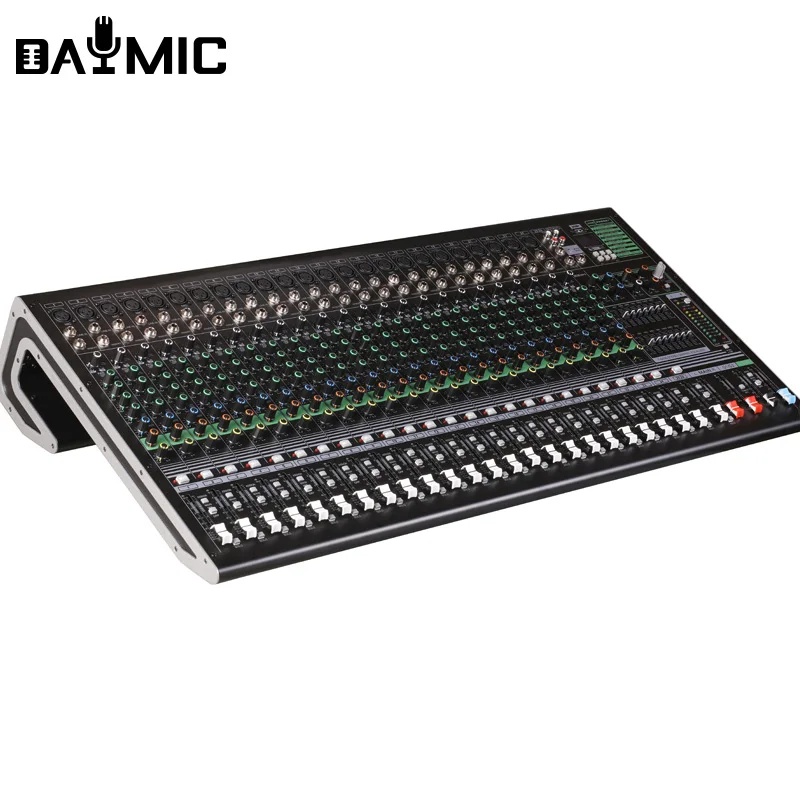 Professional Audio Mixer Console Video DJ DSP Digital 24 channel Sound recording System