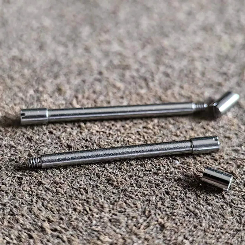 For AP watch strap screw rod shaft width1.2mm/1.9mm dial fixed connection screw rod watch accessories waterproof silver
