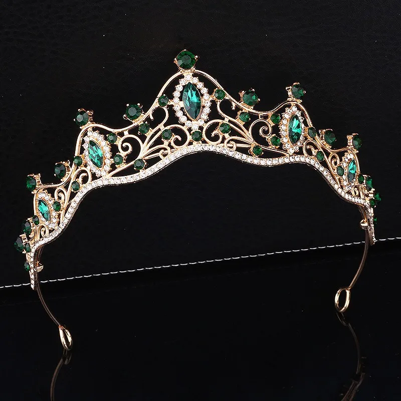 Copricapo della sposa - Corona. Matrimonio. Lussuose e dei dollari. Accessorio per capelli da sposa. Cerimonia del 18° compleanno in arrivo. Corona ac