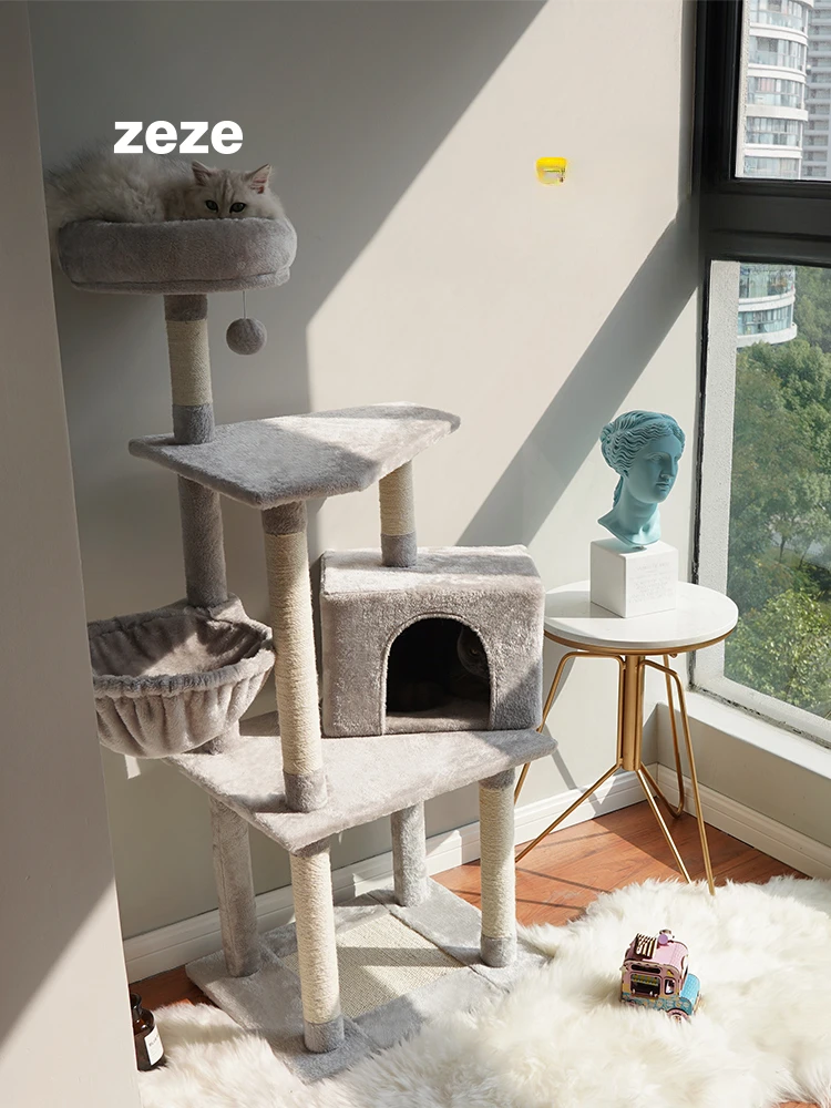 

Cat climbing frame, cat nest, cat tree integrated platform, large cat frame, cat shelf supplies