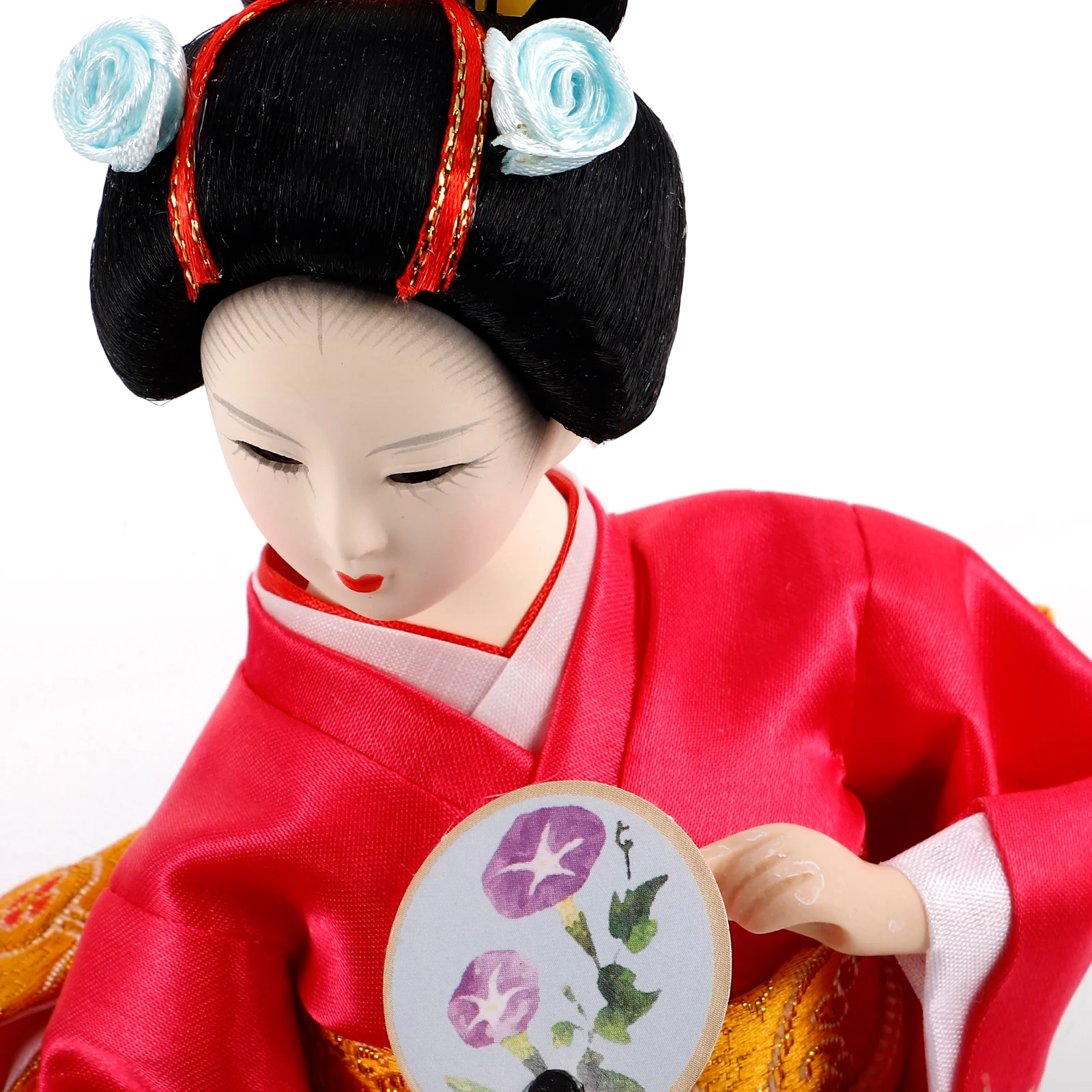 Humanoid Japanese Maiko Desktop Girl Statue Kimono Figurine Silk Sushi Restaurant Decoration Dolls