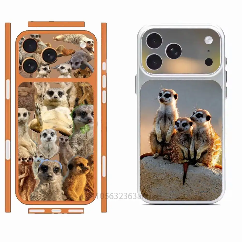 

Cute Baby Meerkat Removable HD/Matte Full Coverage Films For iPhone 17 Pro Max 17 Pro