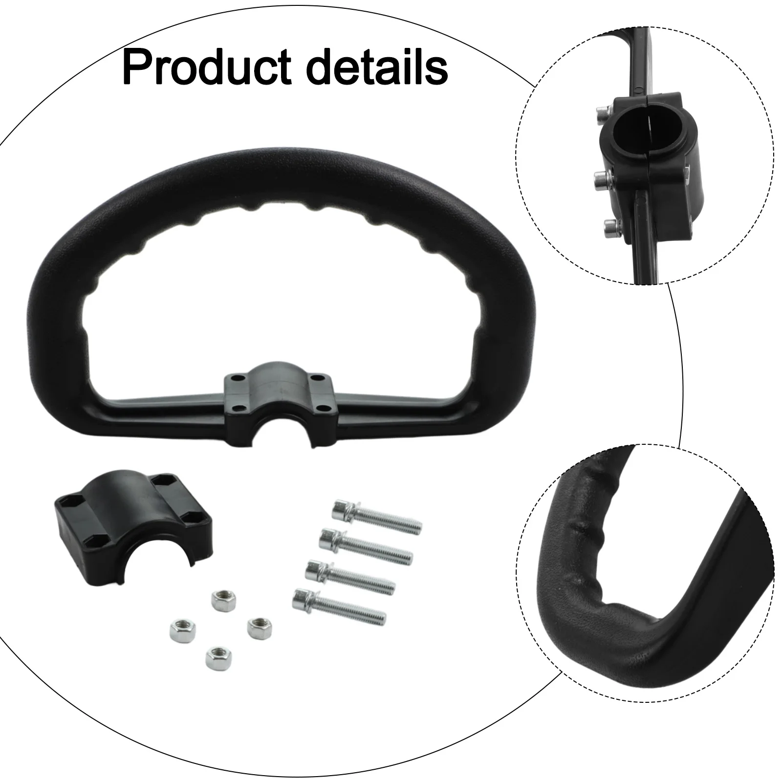 1Set Lawn Mower Trimmer Handle Handlebar Loop Handle Bar Mounting Kit For Brush Cutter Grass Trimmer
