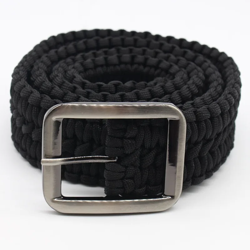 

7-Core Paracord Belt: Hand-Woven Paracord Belt for Outdoor Survival, Wilderness Adventure & Emergency Use