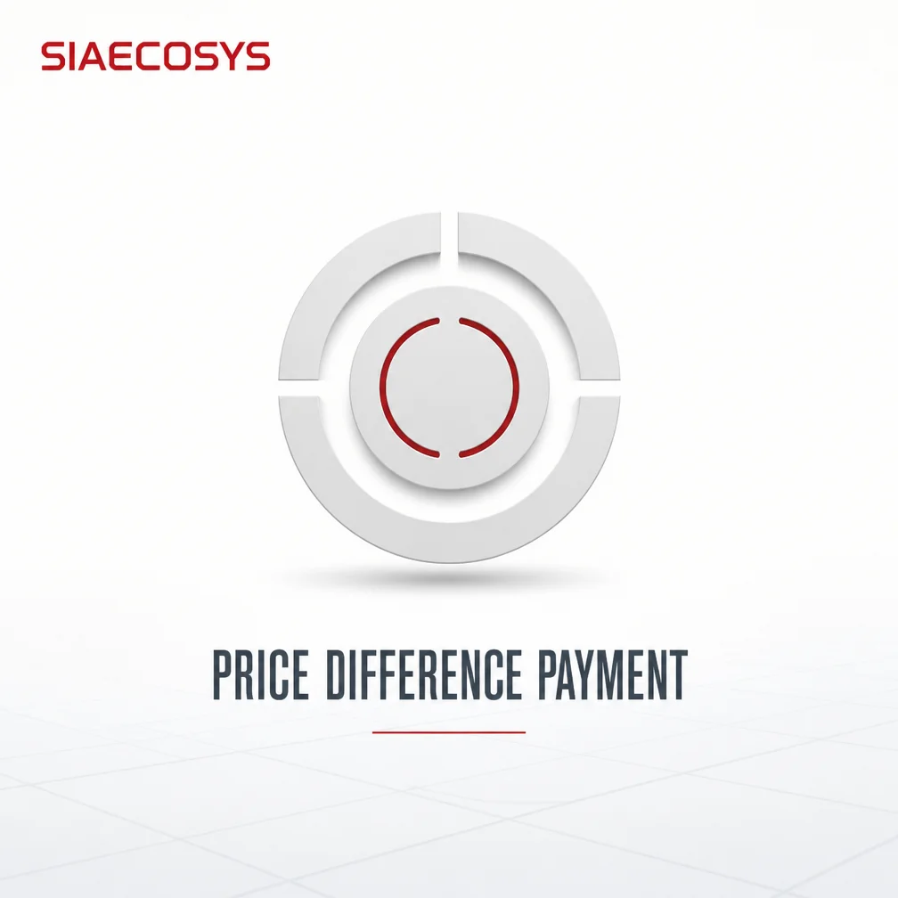 SIAECOSYS Price Difference Freight Supplement