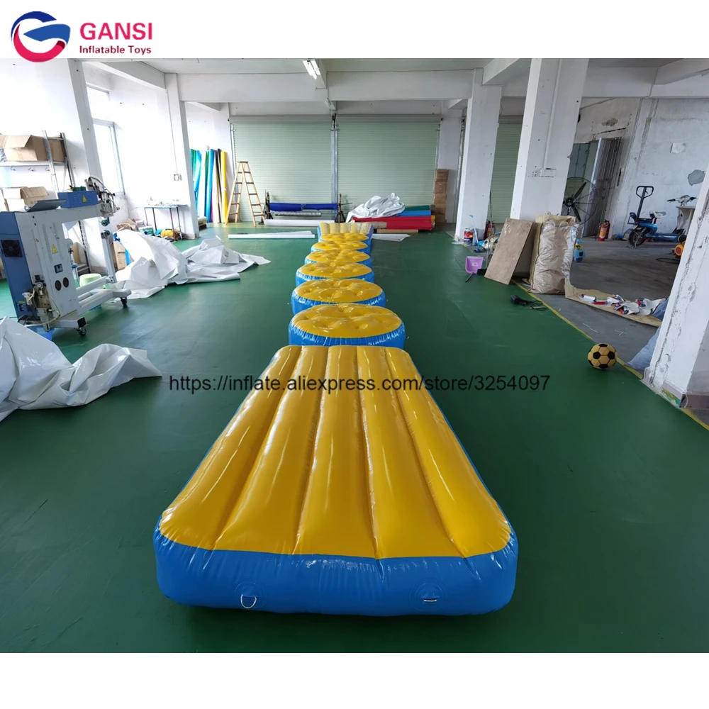 

Customized inflatable floating mat water paly equipemnt inflatable water obstacle course for pool games