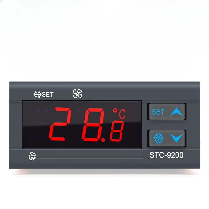 STC-9200 Digital Temperature Controller Regulator Thermostat Thermoregulator With Refrigeration Defrost Fan Alarm 12V 24V 220V