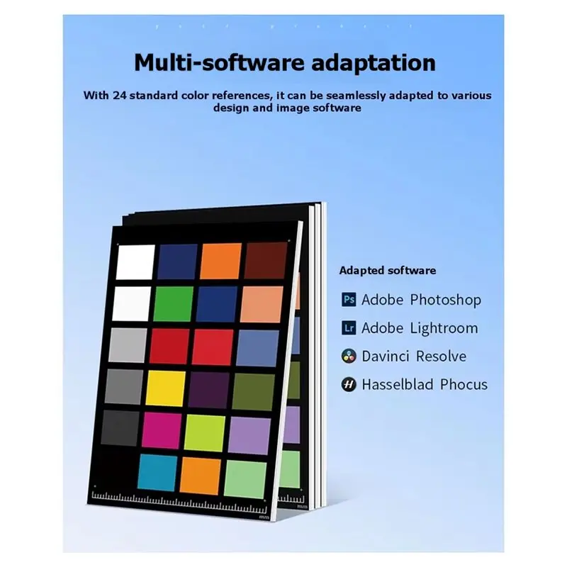 2027 New Digital Photography Calibration Card, 24 Colors Camera Color Chart, LAB Color Correction Card- International Standard A