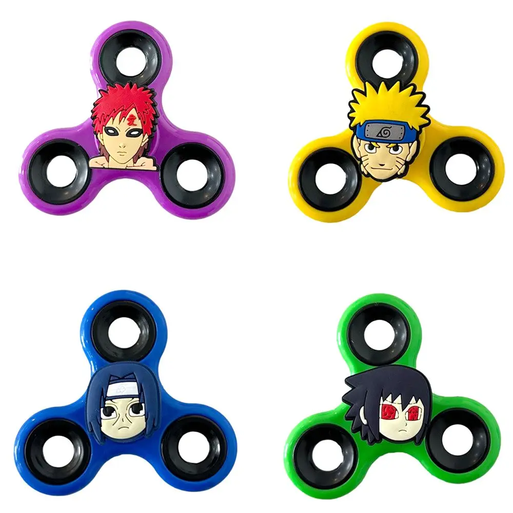 Figura de Acción de Anime Naruto, Spinner Fidget de Kakashi Uchiha Itachi, Modelo de PVC, Spinner de Mano para Aliviar el Estrés, Juguete para Niños