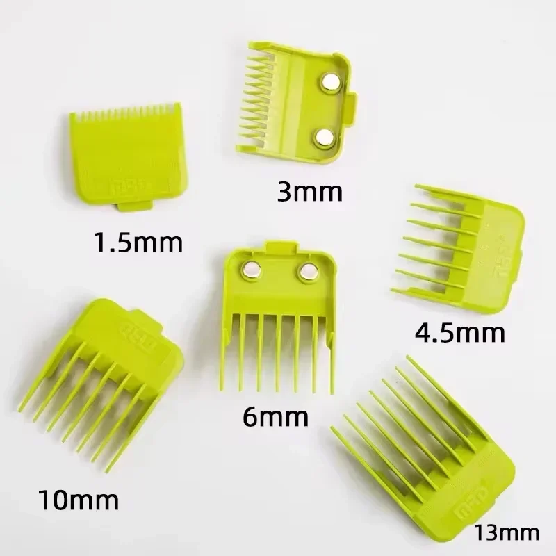 MRD Professional Hair Clipper Combs, Professional Cutting Guide Comb for Wahl with Metal Magnet Design 1.5/3/4.5/6/10/13MM
