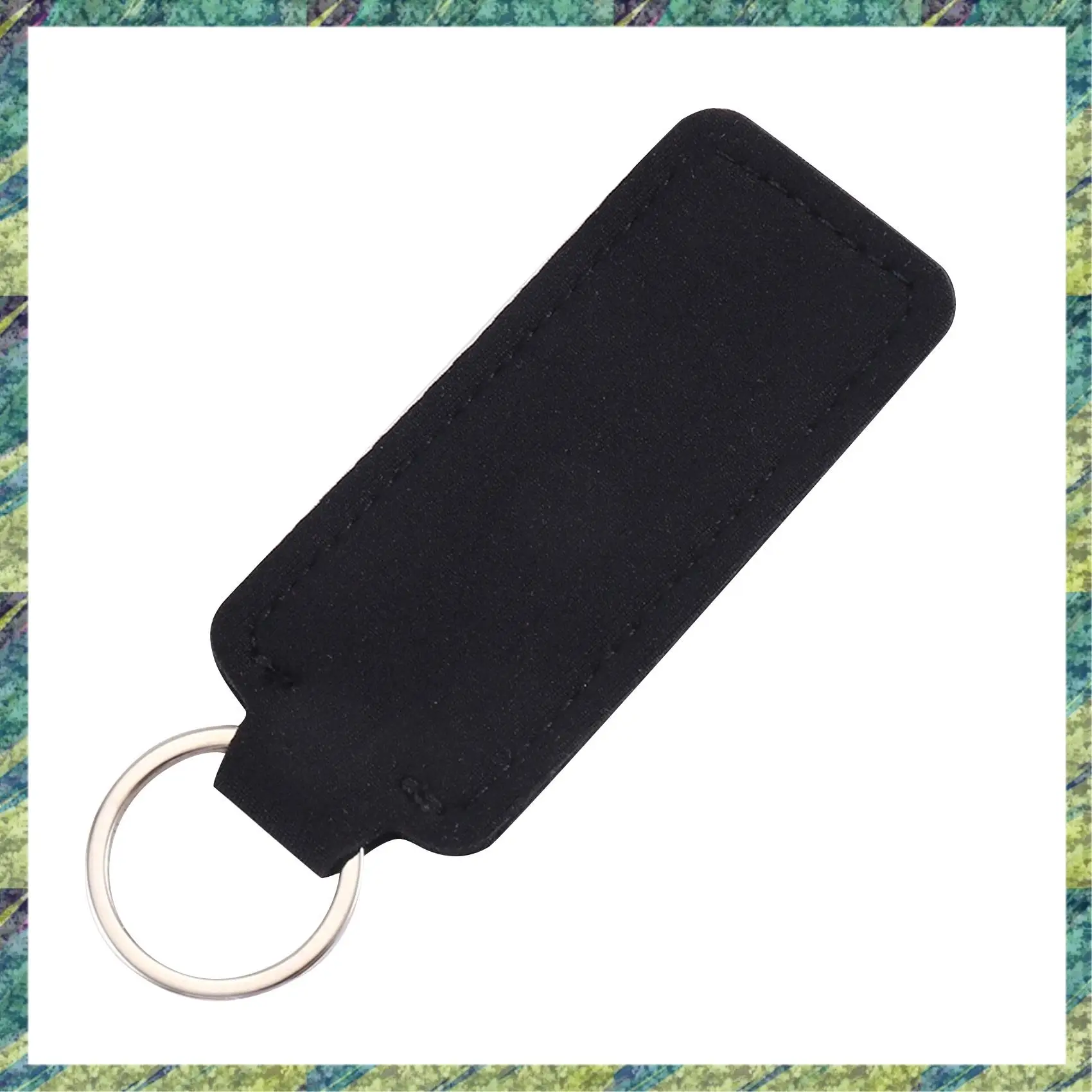 

Nana 10 шт. креативный брелок из неопрена, держатели для помады, дезинфицирующее средство для рук, крышка для бутылки, брелок (черный)