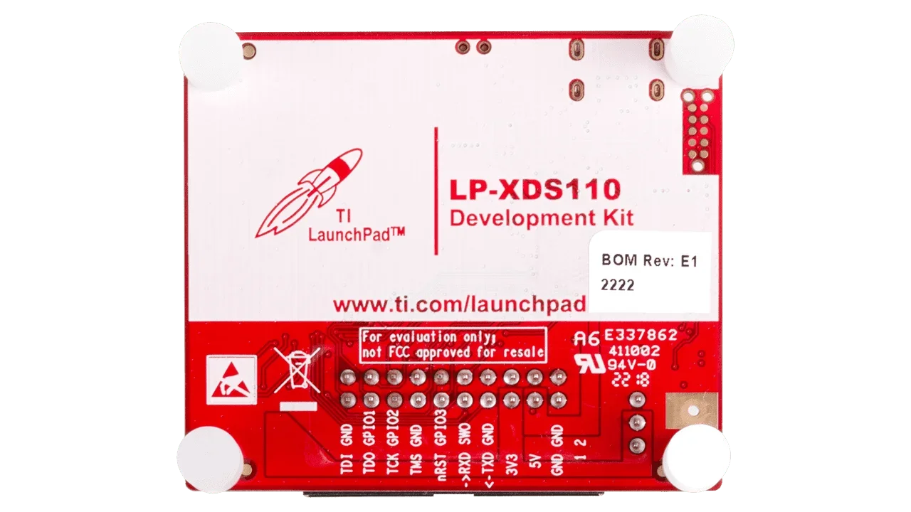 Pad laundry XDS110 asli™Development kit debugger microcontroller TI