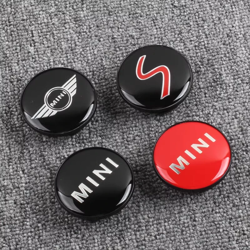 4pcs 54mm 56mm Car Rim Cover Wheel Hub Center Caps Badge Emblem for BMW Mini Cooper F54 F55 F56 F57 F60 R56 R57 R58 R59 JCW One