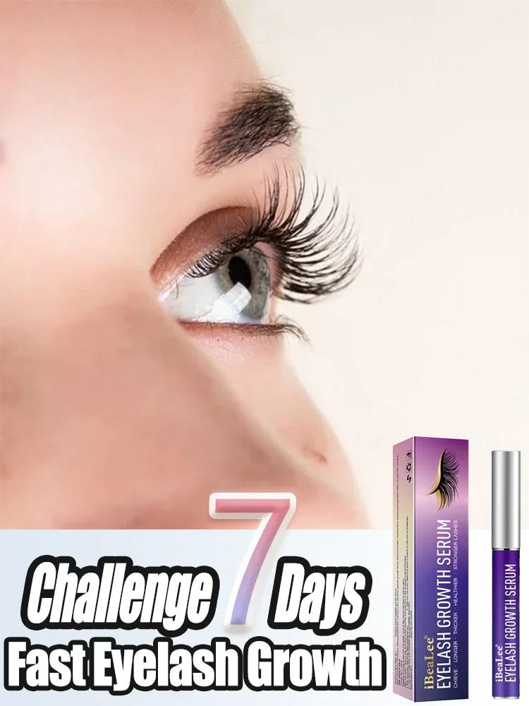 Fast Eyelash Growth Serum 7 Days Natural Eyelash Enhancer Longer Fuller Thicker Lashes Treatment Products Eye Care Makeup