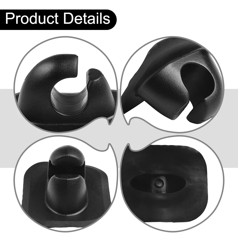 

Boat Clips Tools 11 * 8.3cm / 4.33* 3.27in PVC Black / Grey Holder Inflatable Boat Oar Rowing Durable Hot Sale