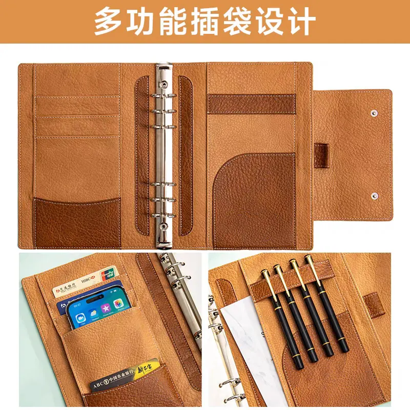 A7 6ring Loose Leaf Cover Notebook Refill Binder Inner Page Budget Notepad Planner Journal Student School Office Stationery