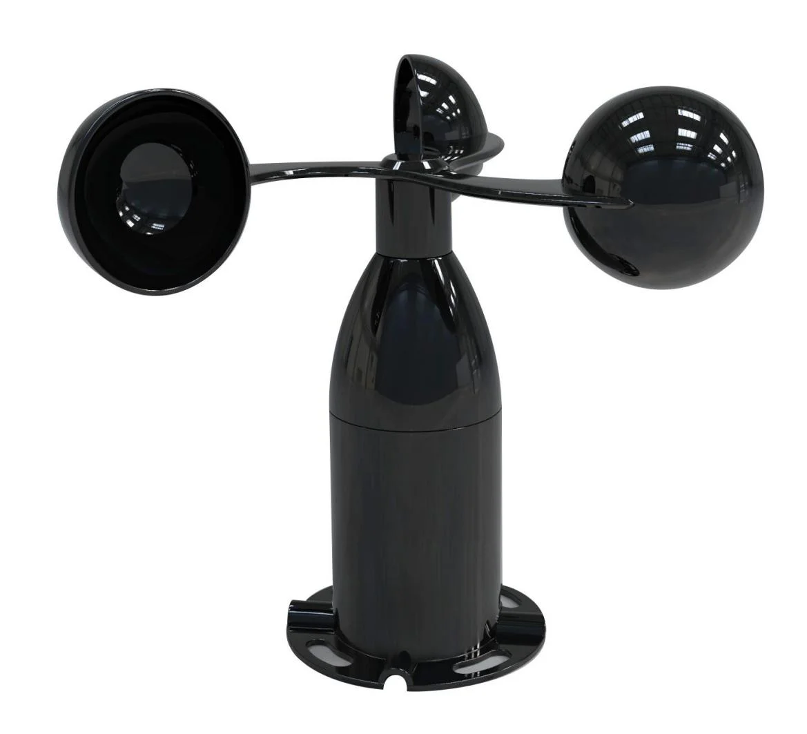 Sensor de velocidad del viento Transmisor de velocidad del viento de tres tazas 485 monitoreo del clima exterior anemómetro especial FS01