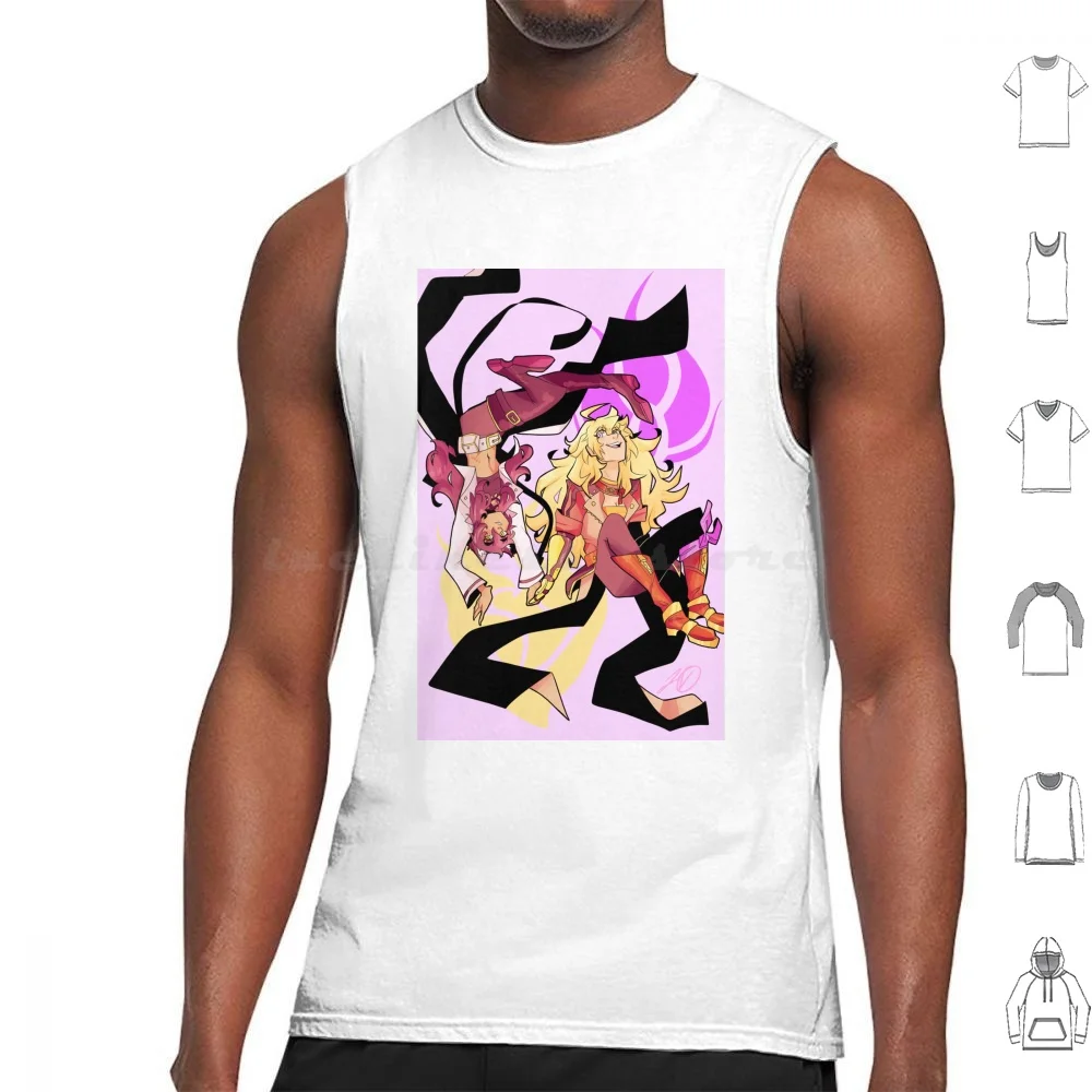 We're Protecting Each Other Tank Tops Print Cotton Bumbleby Bmblb Blake Belladonna Yang Xiao Long