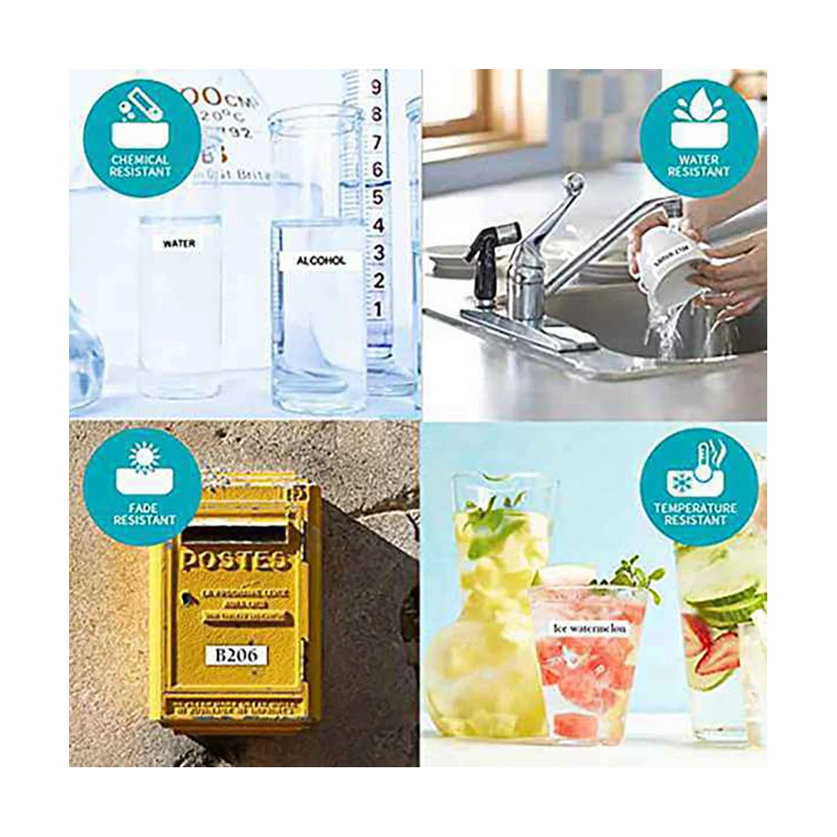 5 buah 18mm TZC Label pita kertas cetak Label untuk mesin Label Brother Printer Label stiker pita