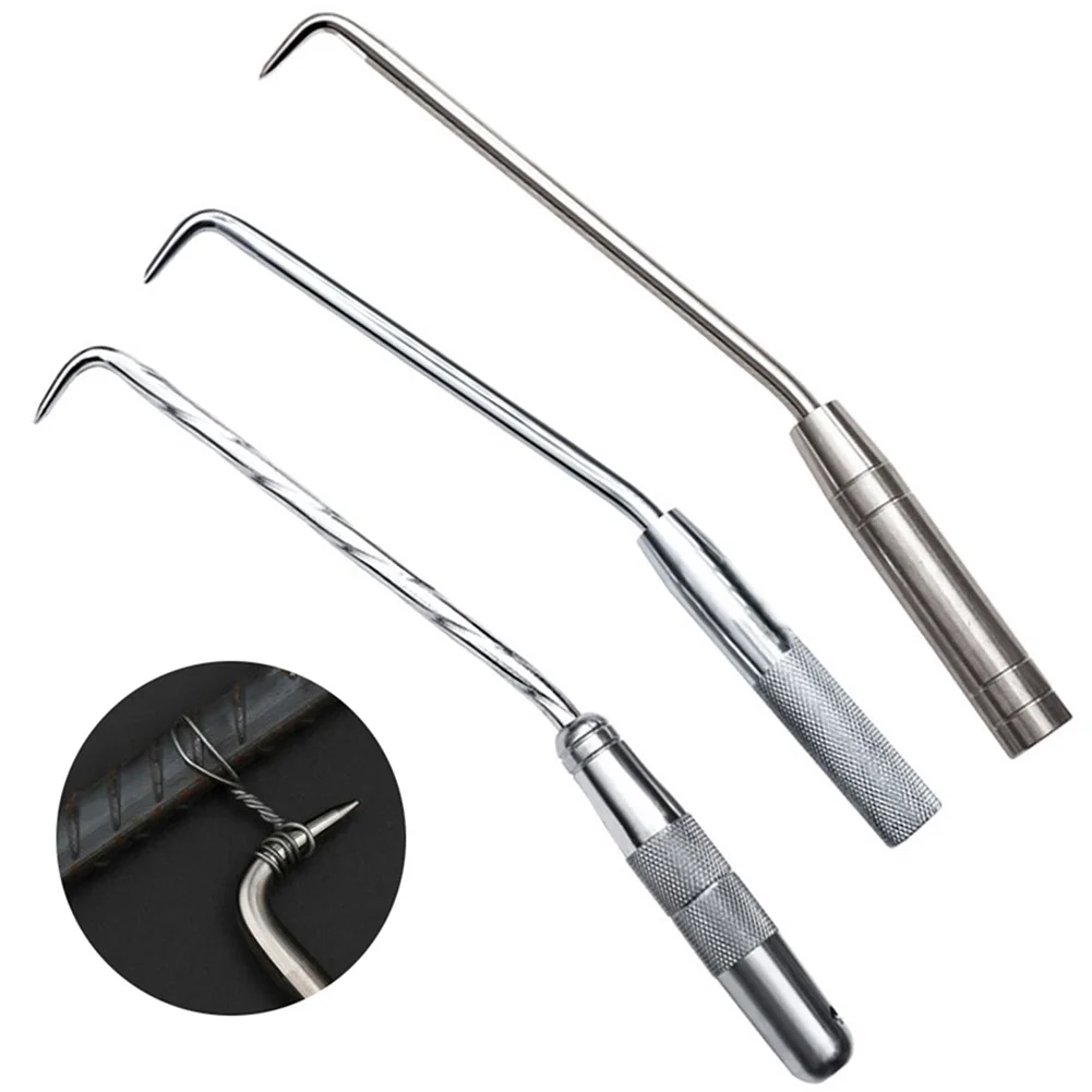 1Pcs Rebar-Hook For Tier Construction Site Steel Bar Wire Winding Clamp Knitting Clamp Steel Wire Iron Tying Hand Tool Accessori