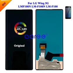 AMOLED LCD Display Original  For LG Wing 5G LCD Display For LG Wing 5G LMF100N LCD Display Screen Touch Digitizer Assembly