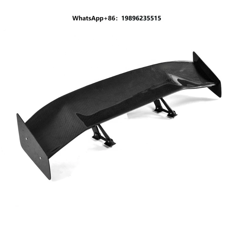 Carbon Fiber Rear Spoiler  Wing Fit for Universal  Cars Trunk Spoiler High Quality