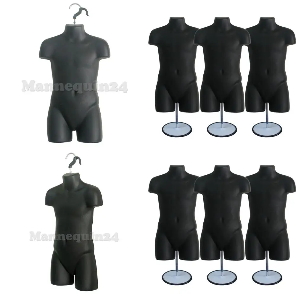 

Складной детский манекен с полой спинкой и металлической подставкой для демонстрации одежды размеров 5T-7, идеально подходит для демонстрации детских нарядов или футболок, для витрин и прилавков