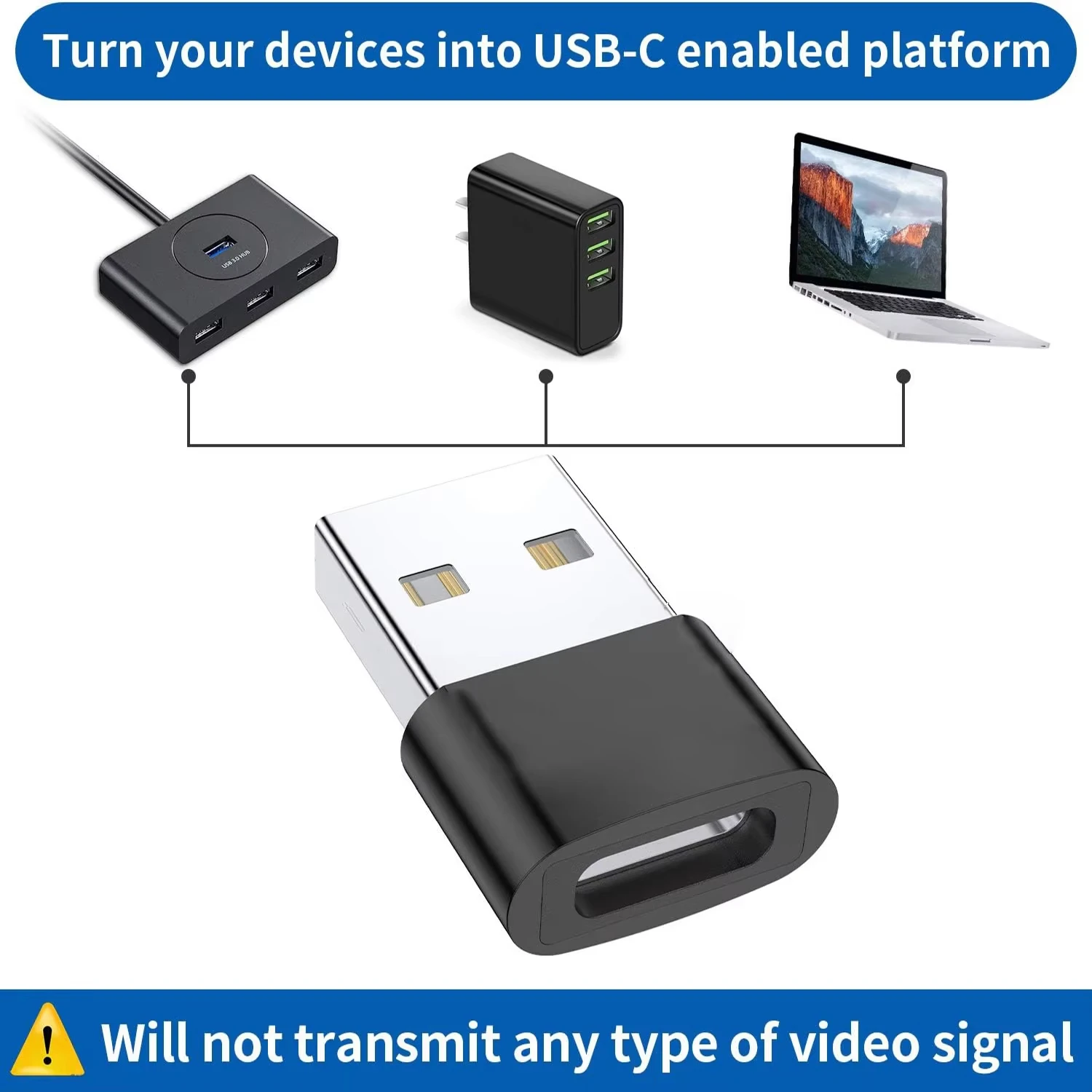 1/2pcs USB C Adapter Type C To USB Adapter for Mobil Phone Male To Female USB C Converter USB Type-C Converter for PC Laptops image 6