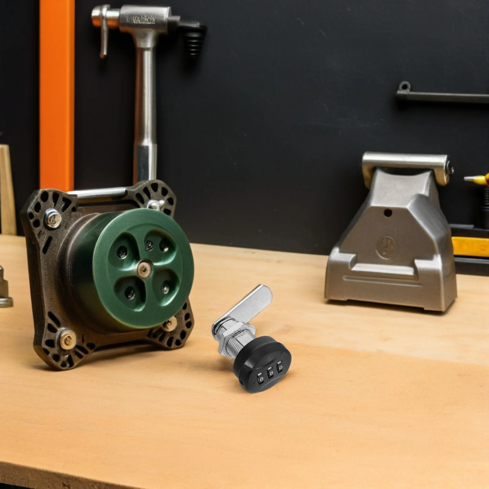 2세트 서랍 조합 자물쇠 중형 기계식 비밀번호 자물쇠 파일 캐비닛 우편함 도구 상자 안전 장치