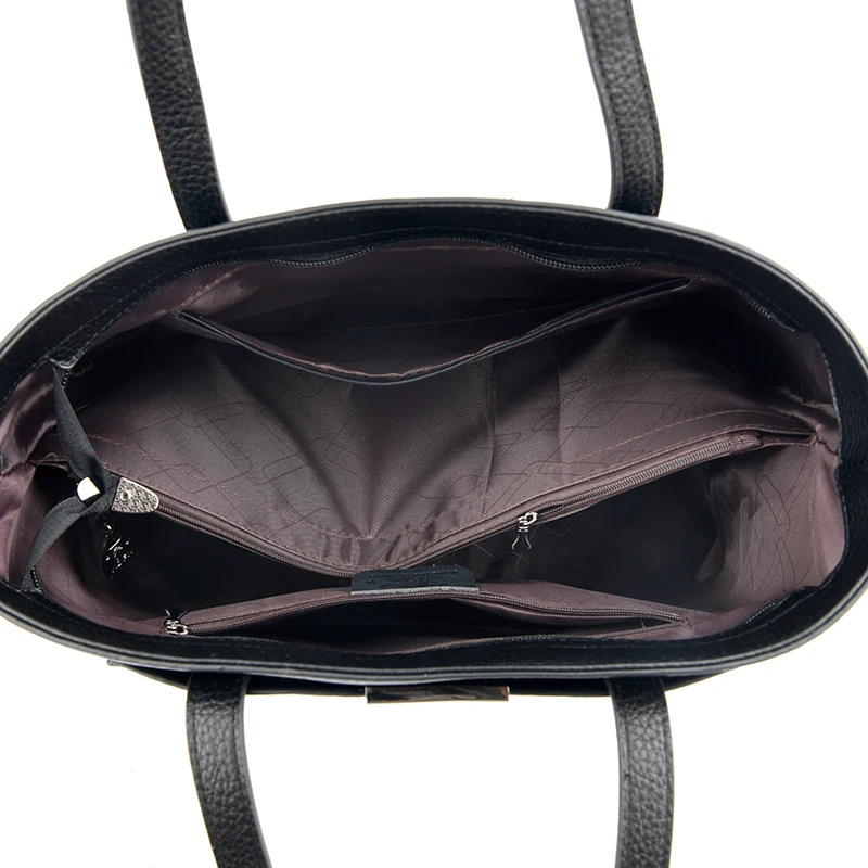 Genuine Brand Soft Pu Leather Hand Bags Big Handbags Women Shoulder Bags for Laptop Luxury Designer Tote Shopping Top Handle Bag