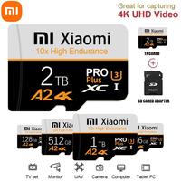 Mijia Xiaomi Memory Card 1TB 2TB Micro TF SD Card U3 V30 A2 128GB 256GB 100MB/S Reading Speed Class10 TF Cards For Tablet Drone